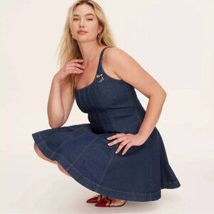 Kate Spade Dark Blue Denim Mini Dress